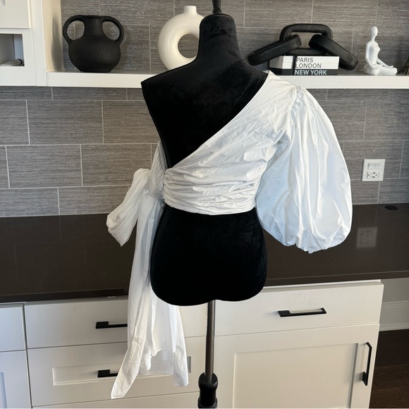 Fe Noel white asymmetrical top - Picture 9 of 11